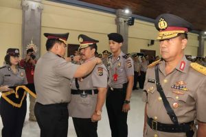 Kapolda Bali Pimpin Acara Serahterima Jabatan Wakapolda dan Tujuh Pamen