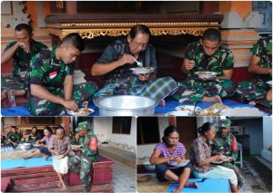 TMMD ke-101 : Dandim 1611/Badung Titip Prajurit yang Tinggal di Rumah Penduduk