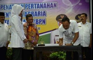 Bupati dan Kades Berkomitmen Tuntaskan Program Sertifikasi Tanah di JEMBER