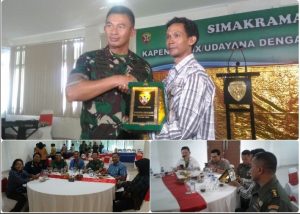 Simakrama Kapendam IX/Udayana Dengan Insan Media, Diharap Nedia dituntut Tunjukkan Profesionalitas Ciptakan Suasana Kondusif