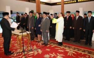 Bupati Banyuwangi Mutasi dan Lantik 37 Pejabat Eselon III dan IV, di BANYUWANGI