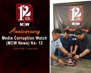 Rayakan HUT ke 12 MCW News, Tetap Konsisten Suarakan Berita Korupsi