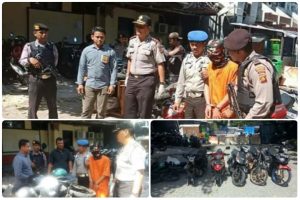 Pelaku Curanmor di Lima TKP Berhasil Dilumpuhkan Polisi