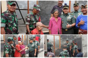Waaster Kasad Kunjungi Desa Pangsan Dalam Rangka Wasev TMMD KE 101 2018