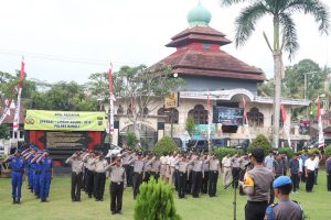 Agar Situasi Tetap Kondusif, Kapolres Bangli Pimpin Apel Kesiapan Ops Cipkon Agung 2018
