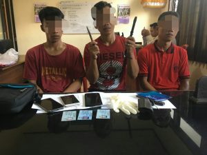 Jajaran Unit Reskrim Polsek Mengwi Ringkus Tiga pelaku Curat