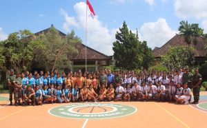 Kodim 1626/Bangli Gelar Kegiatan Wawasan Kebangsaan di SMKN 1 Bangli