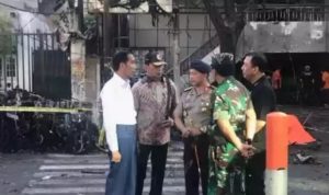 Presiden Jokowi Tinjau Langsung Ketiga Lokasi Ledakan Bom di Surabaya