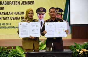 Pemkab Jember dan Kejari Jember Jalin Kerjasama Pengawalan, Pengamanan Pemerintah dan Pembangunan di Jember