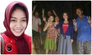 Bacaleg Dapil I PDIP Elliani Sudjana Bantu Penerangan Jalan Warga Pancoran di Banyuwangi
