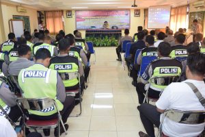 Tingkatkan Profesional Polri, Polres Badung Gelar Lat Pra Ops Ketupat Agung 2018