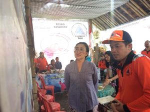 Anggota DPR RI Komisi VIII Fraksi PDIP Kunjungi Posko Pasebaya Gunung Agung