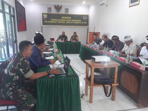 Dandim Jembrana Pimpin Rapat Kesiapan TMMD Ke-102, Sasaran Bangun Jalan Sepanjang 3 Km