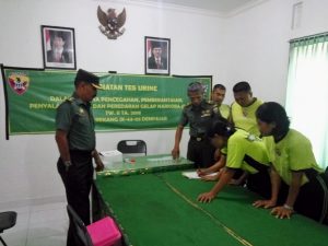 Jamin Personel Bebas dari Narkoba, Denbekang IX-44-03 Denpasar Gelar Tes Urine