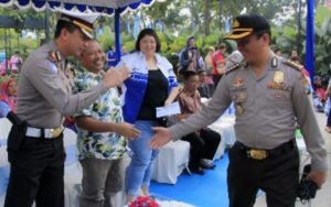 Kabid Humas Polda Jatim dan Wadir Lantas Hadiri Pemberangkatan Mudik Gratis di Jember