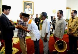 Hari Raya Iful Fitri 1439 H, Dari Pejabat Hingga Tukang Becak Hadiri Open House Presiden Jokowi