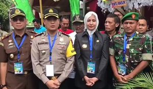 Kapolres Jember Bersama Forkopimda Beserta Jajaran Pantau Pemungutan Suara di TPS di Jember
