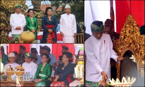 Presiden Jokowi Pukul Gong Pelepasan Pawai Pesta Kesenian Bali ke-40 2018