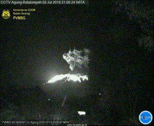Erupsi Gunung Agung, Debu Halus Abu Vulkanik Terasa Sampai ke Banyuwangi di Banyuwangi