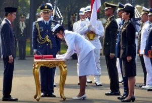 Presiden Jokowi Lantik 724 Taruna Taruni TNI/Polri