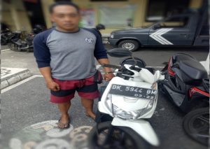 Polsek Kuta Utara Bekuk Pelaku Penggelapan Sepeda Motor