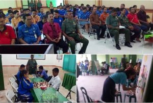 80 Peserta Ikuti Lomba Lukis dan Pertandingan Catur Komsos Kreatif Kodim 1611/Badung