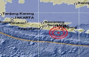 Breaking News : Gempa 5,2 SR, Pusat Lokasi di Laut 68 Km Baratdaya Kab. Malang