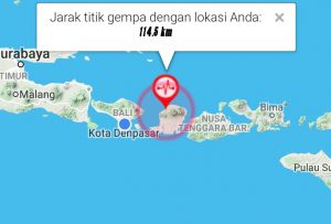 Breaking News : Gempa Kembali Terjadi 6,2 SR di NTB dan Bali