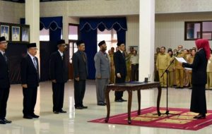 Bupati Jember Lantik Tujuh Pejabat Administrator di Jember