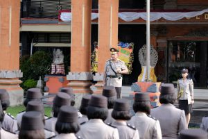 Kapolda Bali Pimpin Upacara Peringatan HUT Polwan ke 70, di Indonesia Jumlah Polwan Capai 24.029 Orang