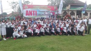 Jaga Bangli tetap Aman dan Kondusif, Kodim 1626/Bangli Hadiri Deklarasi anti Narkoba dan Premanisme
