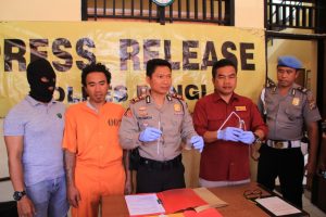 Konsumsi Sabu, Satuan Res Narkoba Polres Bangli Tangkap Supir Truck