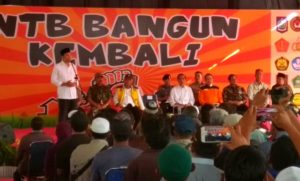 Presiden Jokowi Serahkan Bantuan Rp264 Milyar untuk Perbaikan 5.293 Unit Rumah Rusak Berat Korban Gempa Lombok