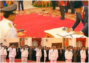 Presiden Jokowi Lantik 9 Gubernur-Wakil Gubernur Periode 2018-2023