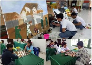 Pembinaan Komsos Kreatif, Korem 163 Wira Satya Gelar Pertandingan Catur dan Lomba Melukis