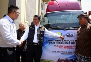 Menteri Pertanian Berangkatkan 9 Ribu Ton Manggis ke Tiongkok Melalui Bandara Ngurah Rai