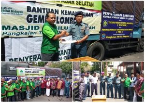 Lanal Denpasar Kawal Bantuan Kemanusiaan ke Lombok