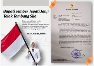 Tunjukkan Komitmen, Bupati Jember Tetap Tolak Tambang Emas Silo di Jember