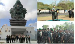 Presiden Jokowi Resmikan Patung GWK, Kasdam Cek Kesiapan PAM VVIP