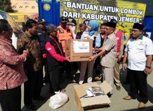 Untuk Kesekian Kali, Pemkab Jember Salurkan Bantuan Gempa Lombok di Jember
