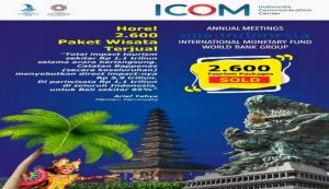 Sebanyak 2.600 Paket Wisata Terjual, Sektor Pariwisata Raih Rp1,1 Triliun dari IMF-WBG 2018