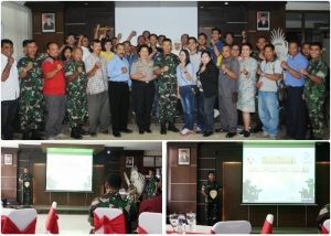 Simakrama Kodam IX/Udayana Bersama Awak Media, Pangdam Ajak Bangun Situasi Yang Kondusif