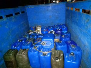 Resmob Pidter Polres Banyuwangi Sita Ribuan Liter BBM Bersubsidi di Banyuwangi