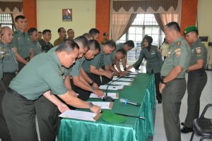 Wujudkan WBK, Korem 163 Wira Satya Canangkan Pembangunan Zona Integritas