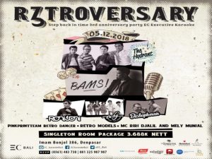 Jelang Anniversary ke-3, EC Execitive Karaoke Bali Gelar Event ‘RETROVERSARY’