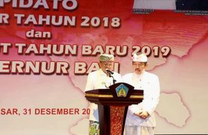Pidato Akhir Tahun 2018, Gubernur Bali Paparkan Arah Kebijakan dan Program 2019