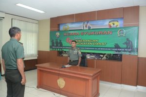 Dalam Rangka Hut ke-68 Penerangan TNI AD, Kapendam IX Udayana Gelar Syukuran