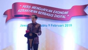 Puncak HPN 2019, Presiden Jokowi Tegaskan Penting Bagi Insan Pers Untuk Suarakan Kebenaran