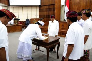 Mutasi Perdana, Gubernur Bali Ingin Jajarannya Bekerja Cepat, Tepat dan Cermat