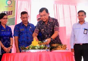 Puncak HUT PD Pasar, Wabup Buleleng Resmikan Pasar Bersih dan Sehat